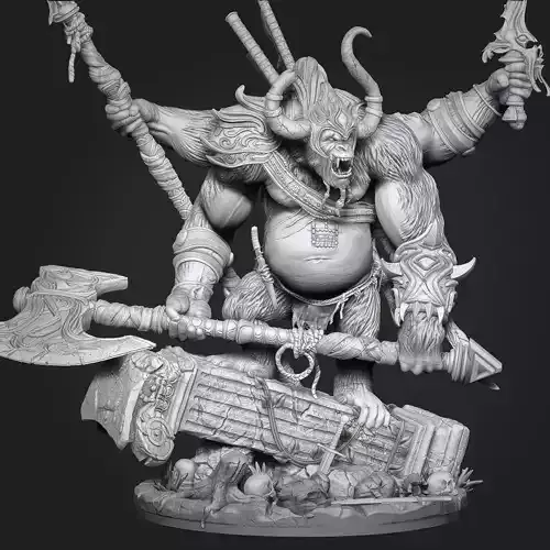 Monkey Warrior 3d Print