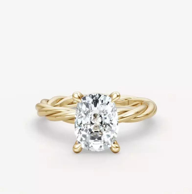 Twist ring 01 3D print model