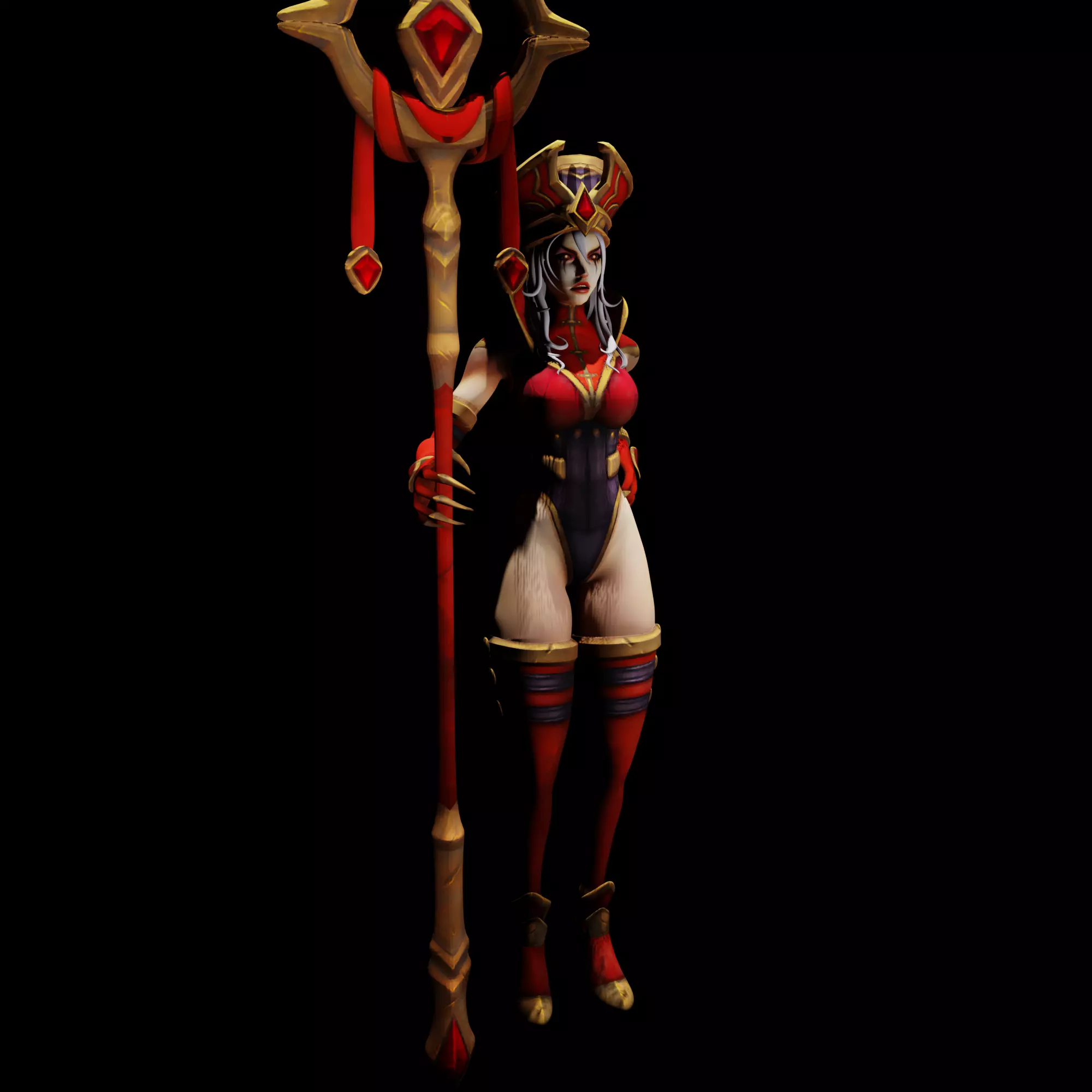 Sally Whitemane 3D print model_4