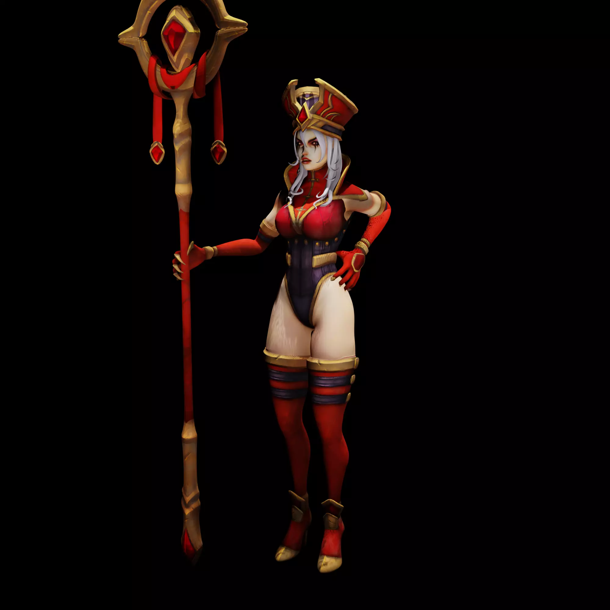 Sally Whitemane 3D print model_5