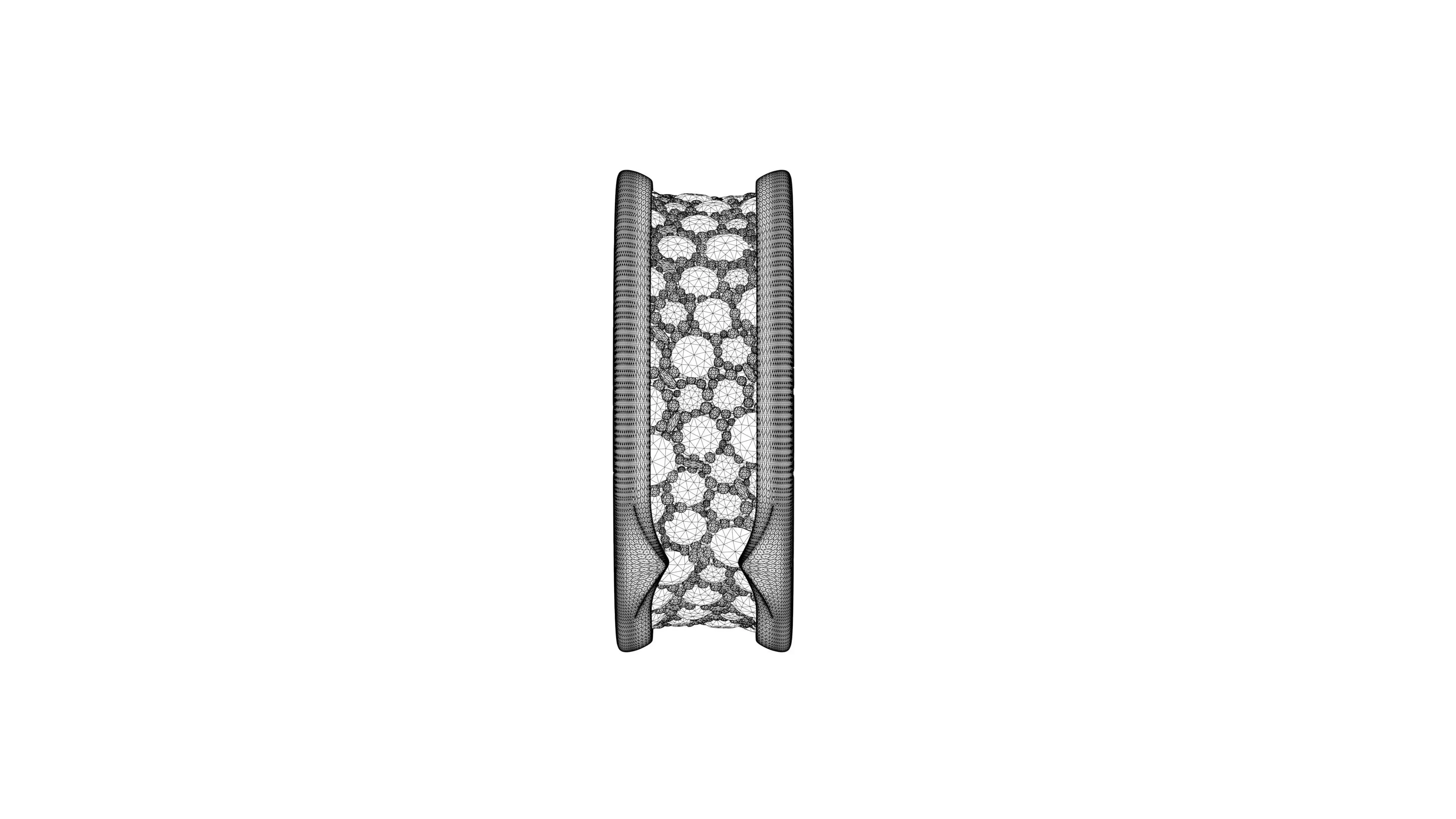 BULGARI - B ZERO 1 RING - TWO BAND WITH DIAMONDS  3D print model_5