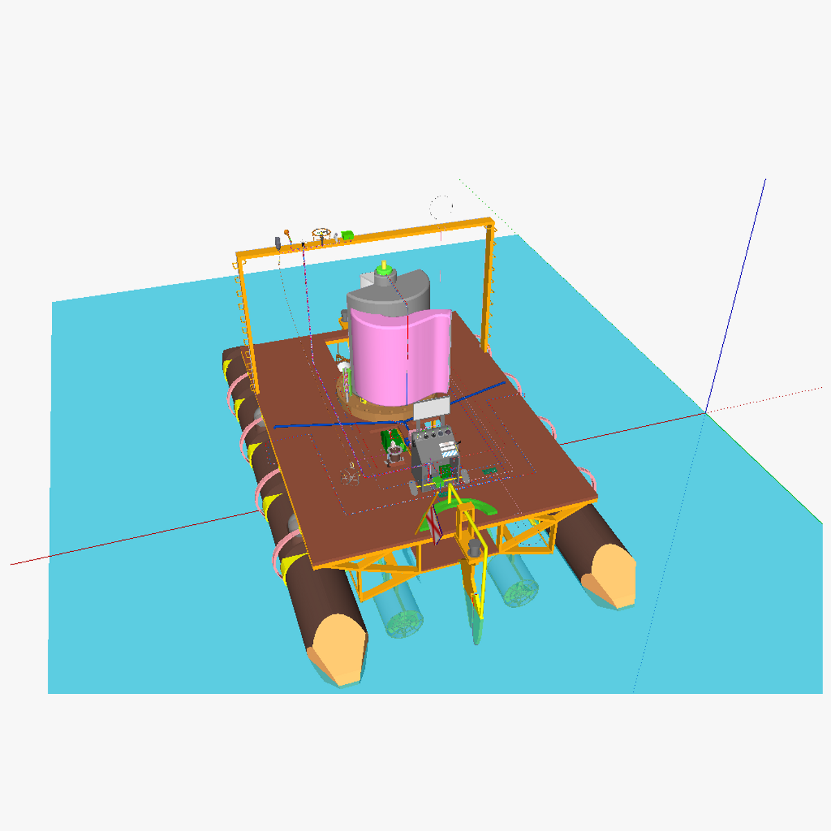 AT catamaran EM 3D model_4