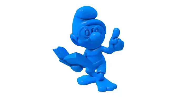 smurfs -  smurfs stl -  Papa Smurf -  Hefty Smurf 
