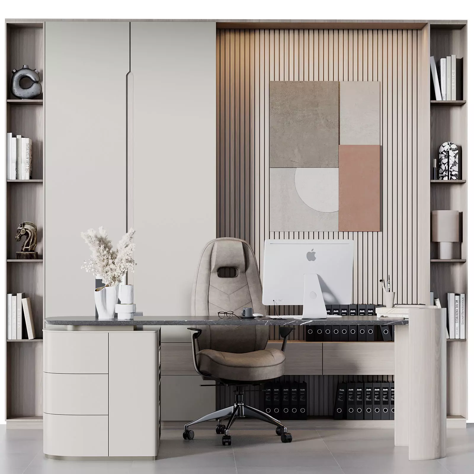 Boss Desk - Office Furniture 25 3D model