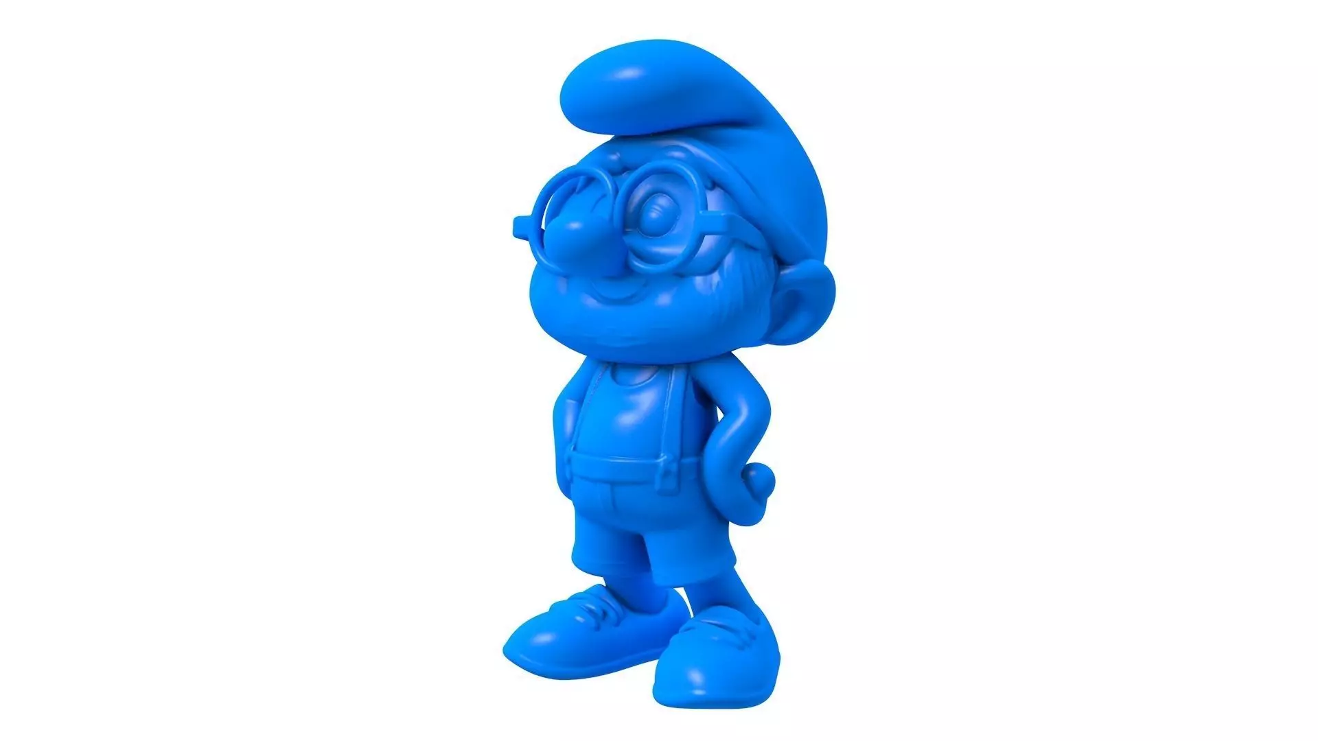 smurfs - smurfs stl - Papa Smurf - Hefty Smurf  3D print model_0