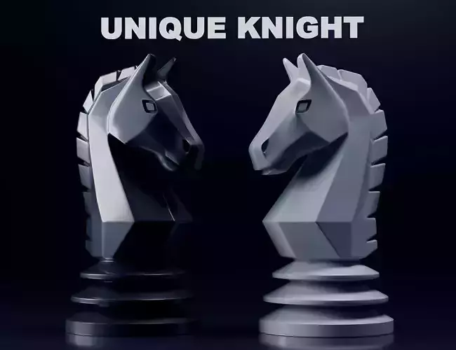 Unique Knight Chess Piece