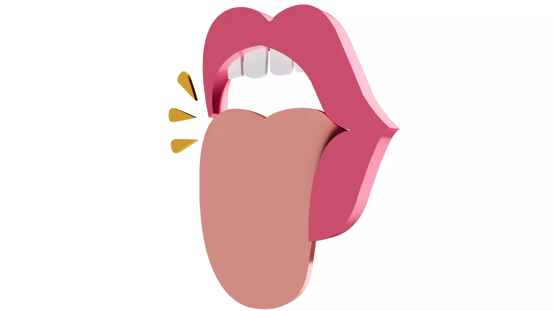 Mouth Teeth Tongue 3D model