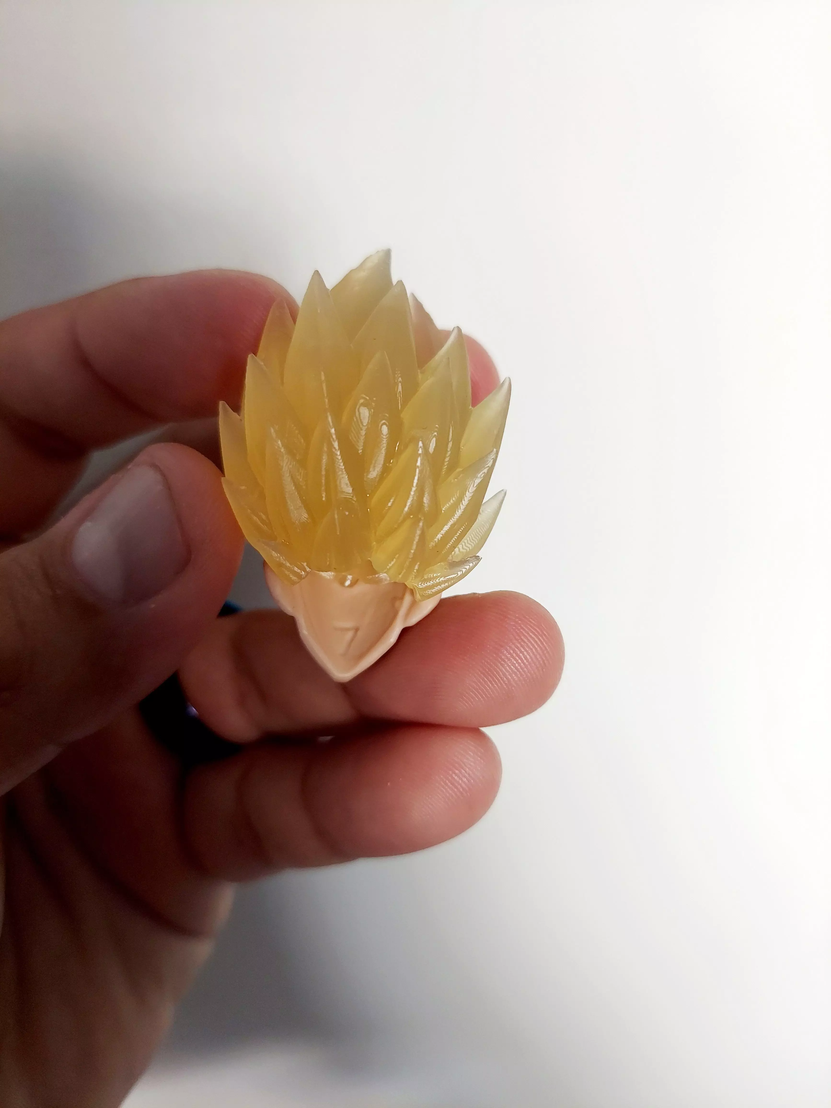 Custom Beast Deities Vegeta Head Sculp Scan 3D print model_8