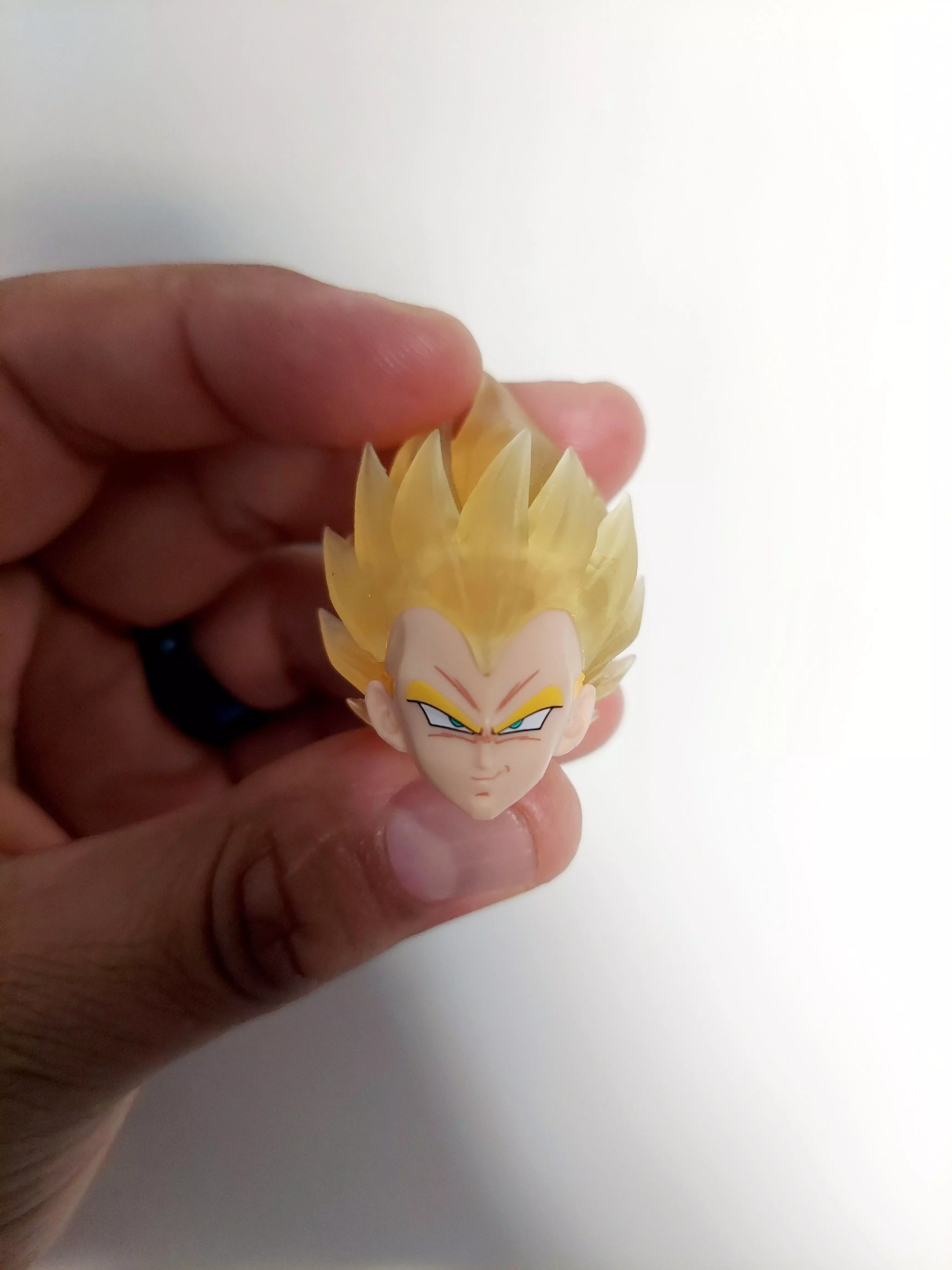 Custom Beast Deities Vegeta Head Sculp Scan 3D print model_7