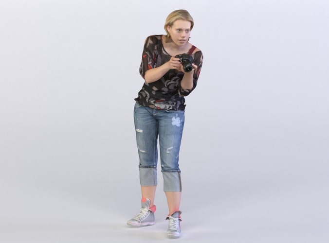 Kim 0027 Woman holding a camera