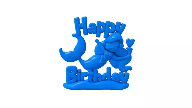 Happy birthday -  birthday -  birthday stl -  birthday gift 