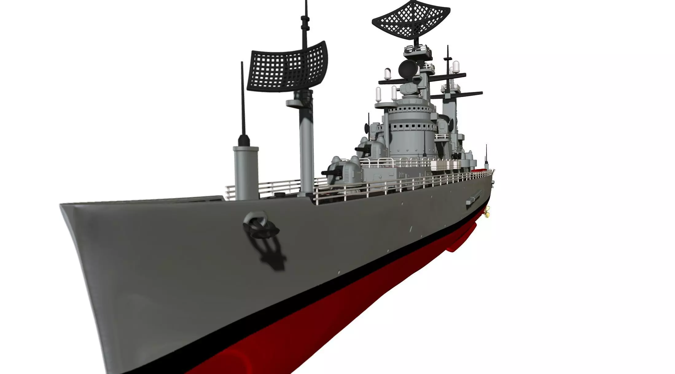 USS Northampton CLC 1 3D print model_6
