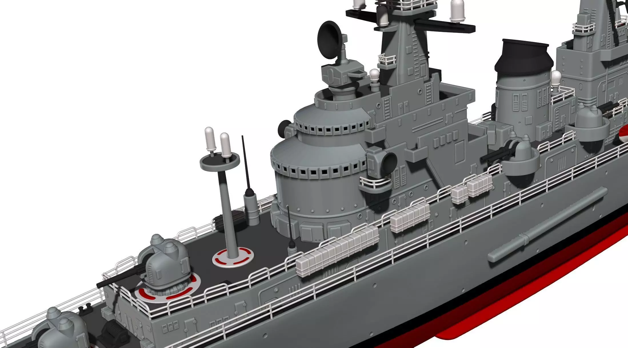 USS Northampton CLC 1 3D print model_1