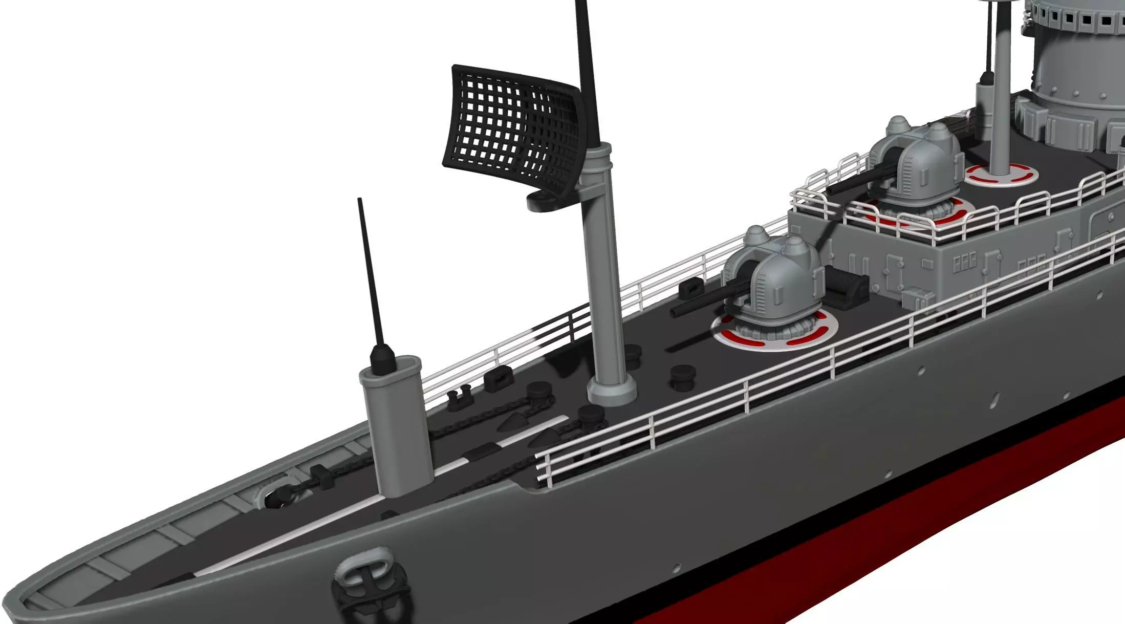 USS Northampton CLC 1 3D print model_7