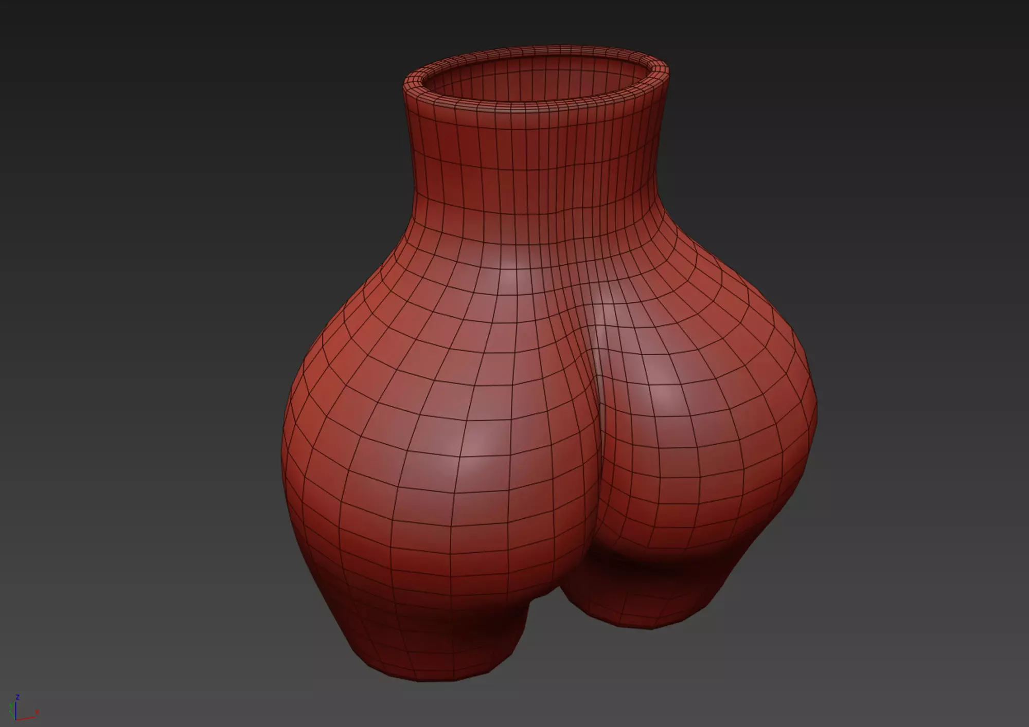 Female Body Desk Organizer 3D model 3D model_13