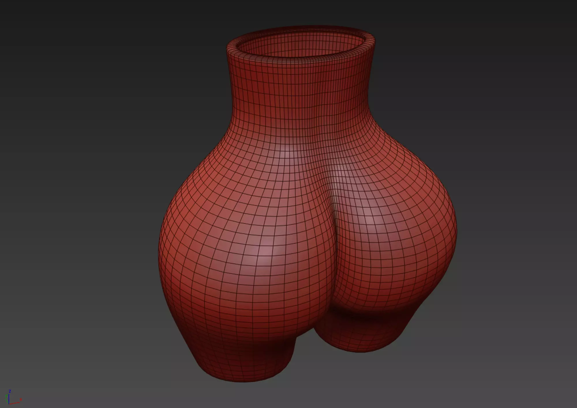 Female Body Desk Organizer 3D model 3D model_14