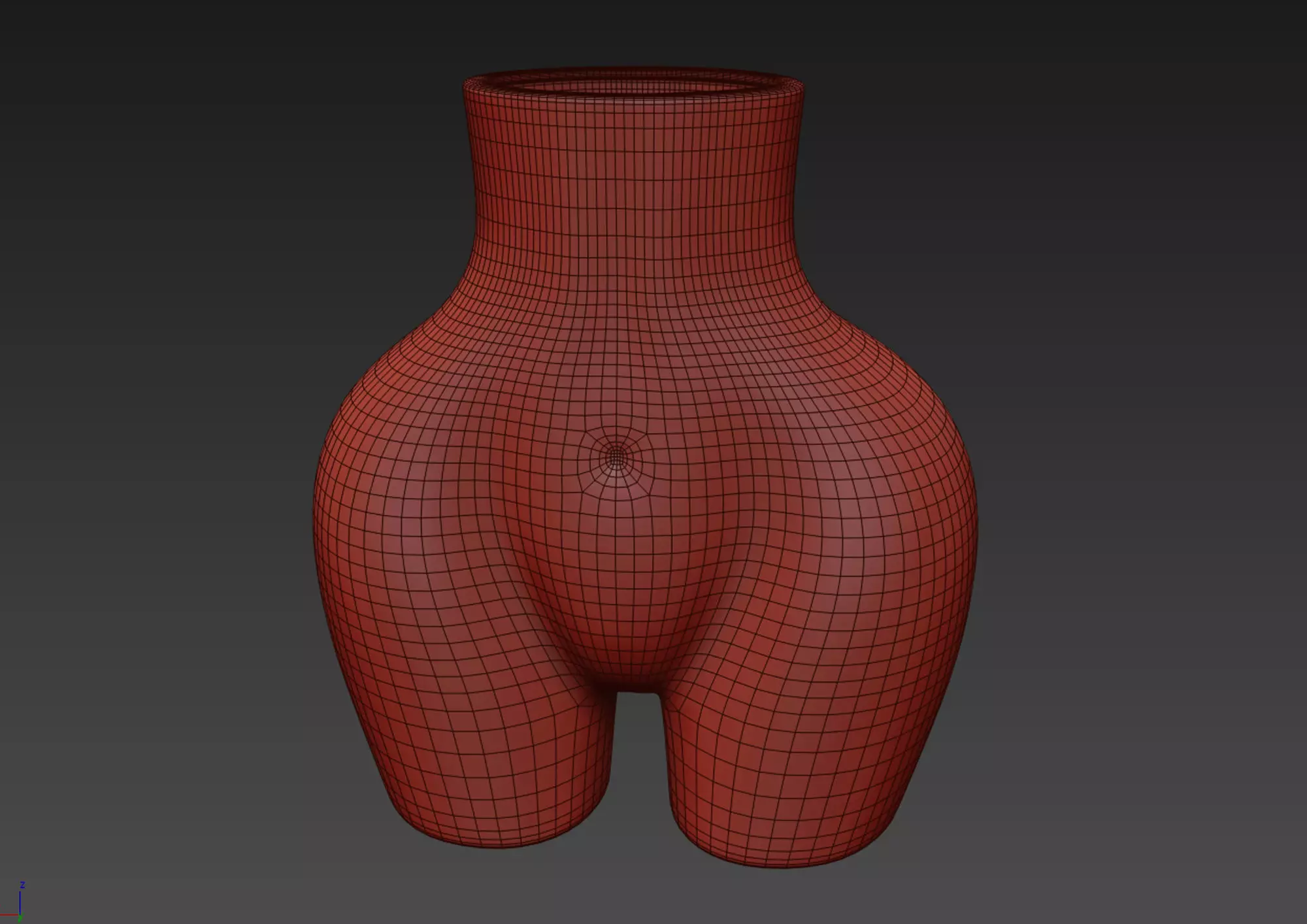 Female Body Desk Organizer 3D model 3D model_10