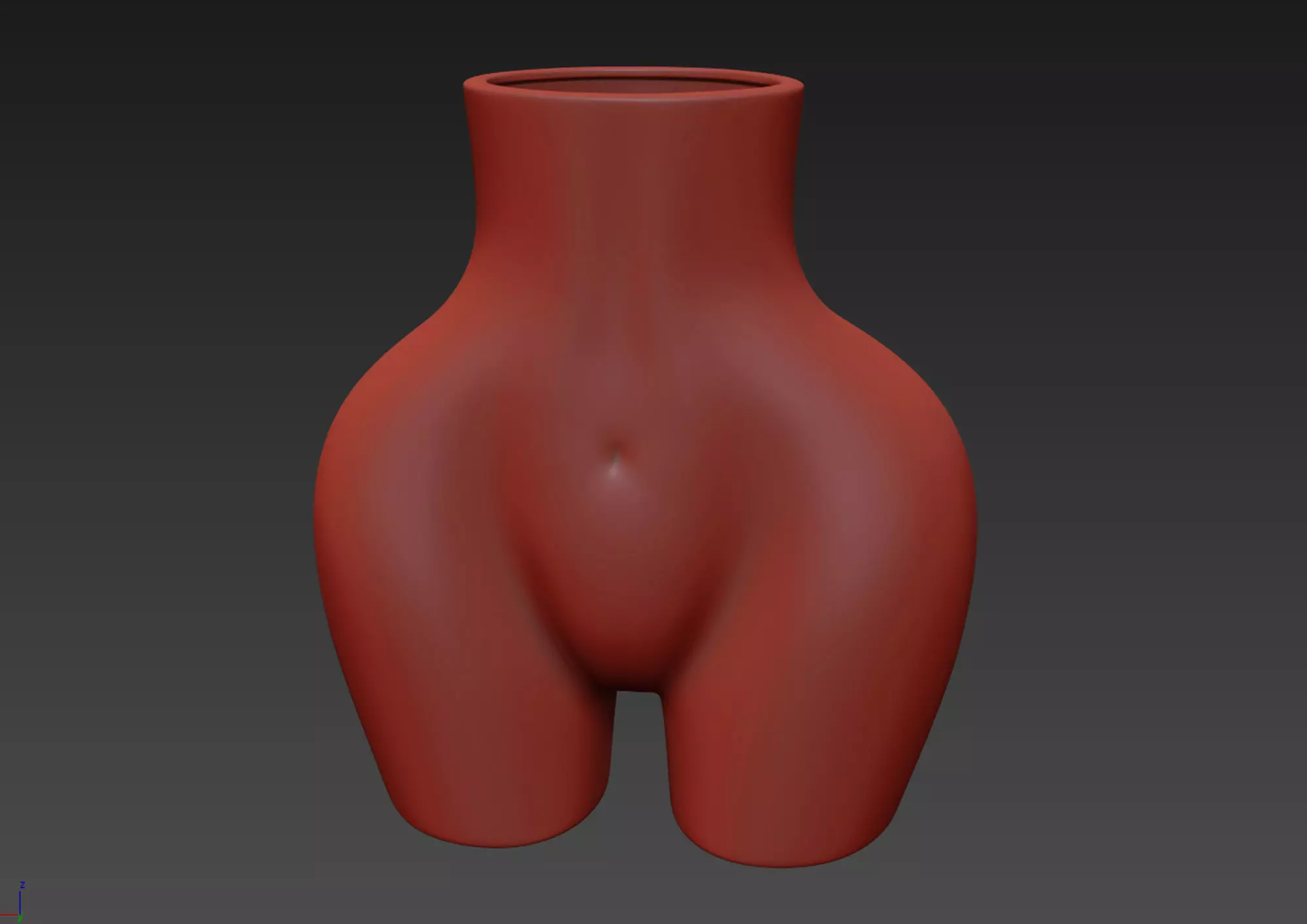 Female Body Desk Organizer 3D model 3D model_8