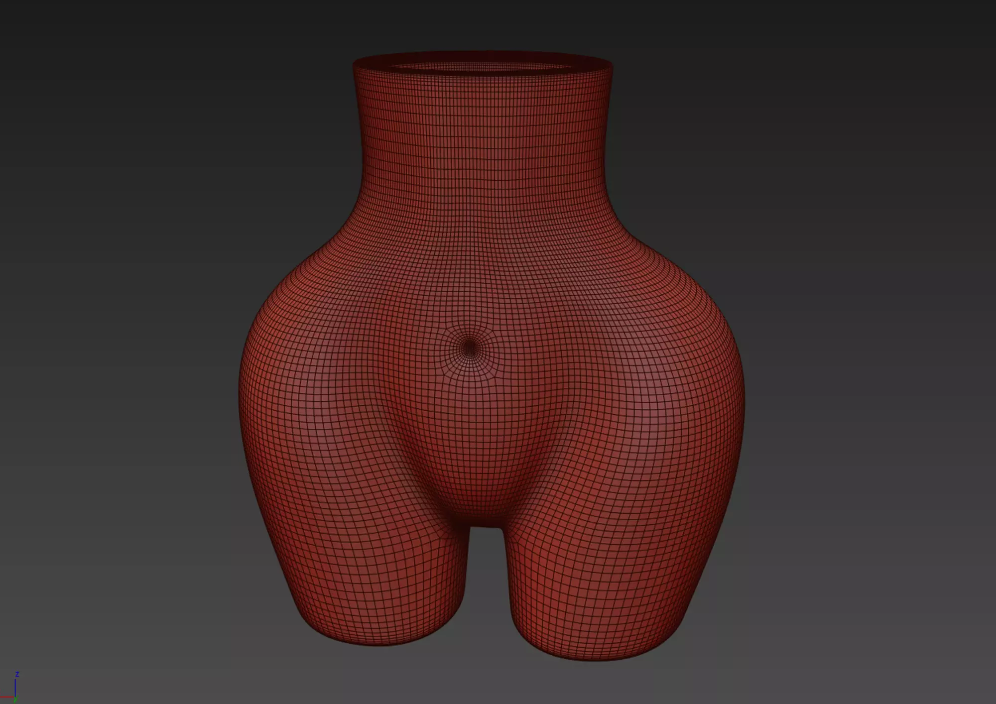 Female Body Desk Organizer 3D model 3D model_11