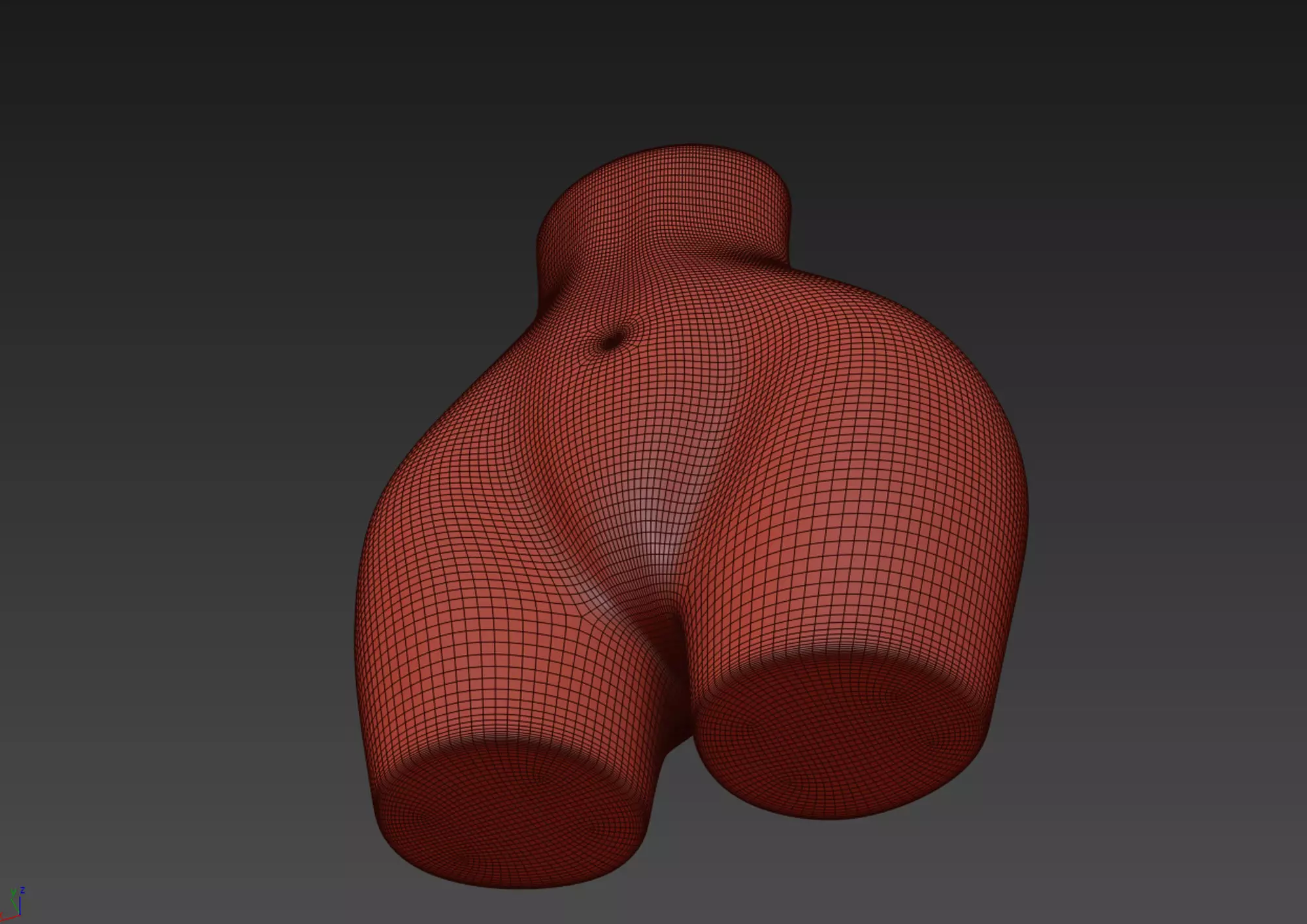 Female Body Desk Organizer 3D model 3D model_19