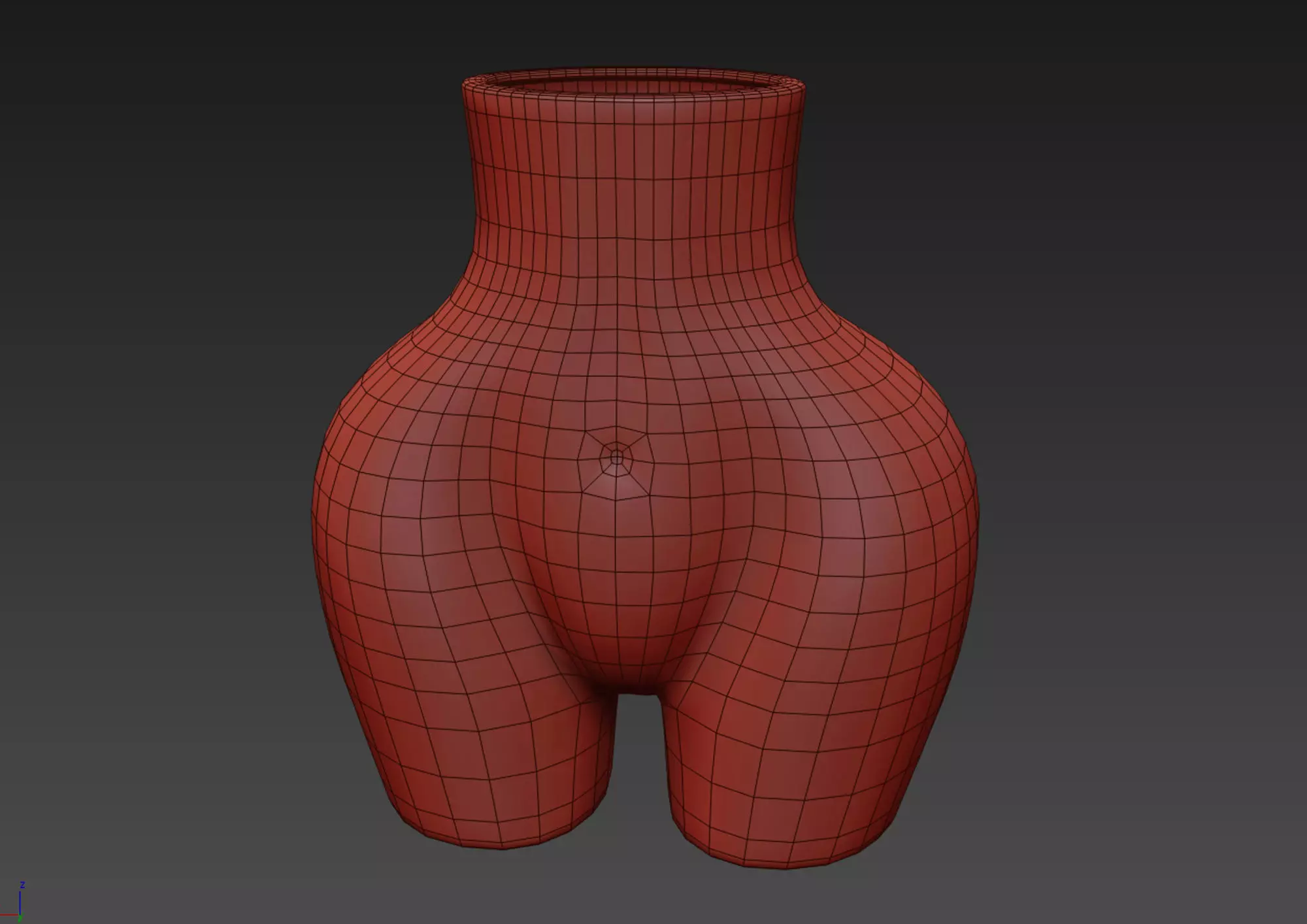 Female Body Desk Organizer 3D model 3D model_9