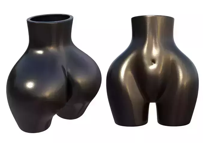 Female Body Desk Organizer 3D model