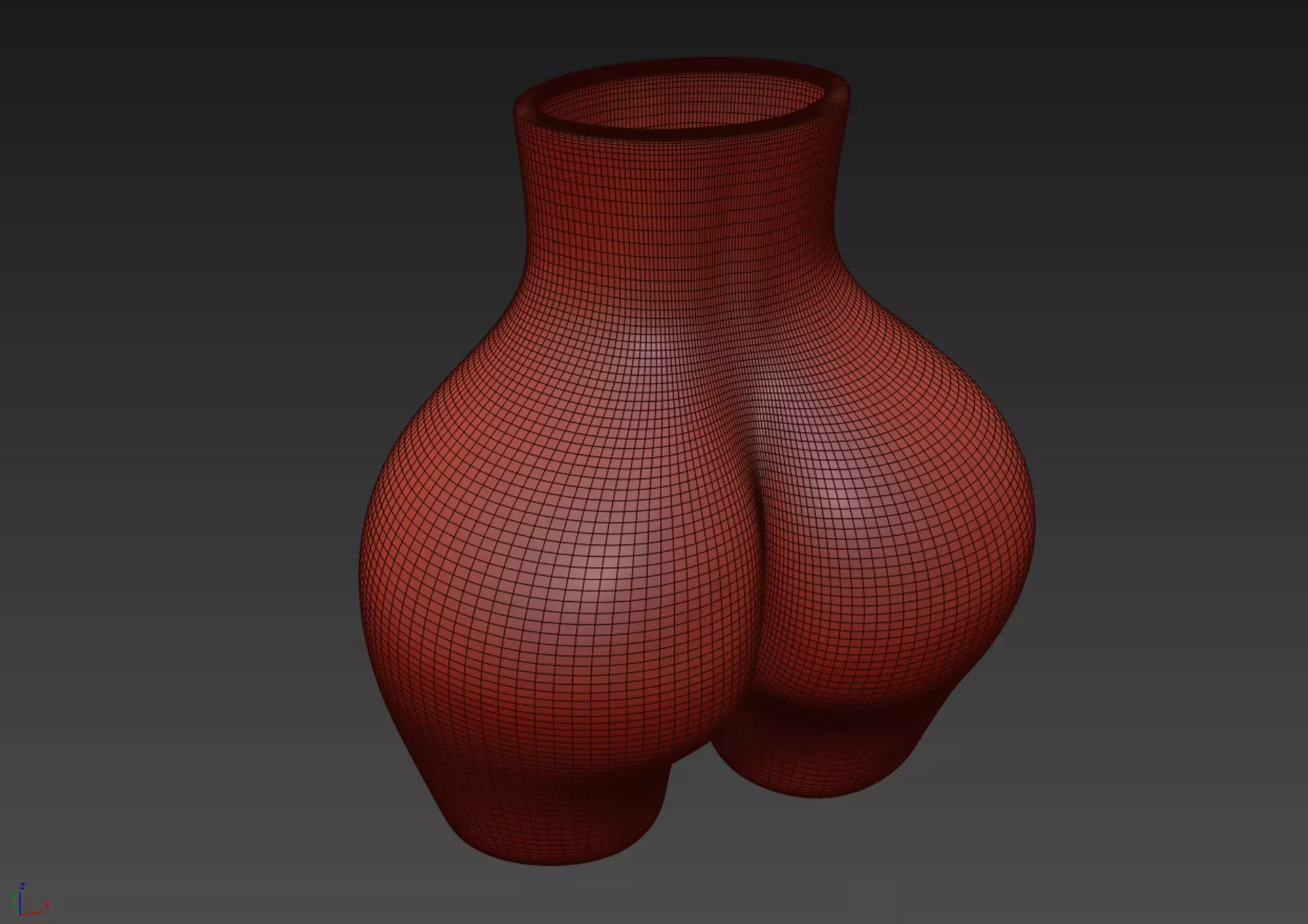 Female Body Desk Organizer 3D model 3D model_17