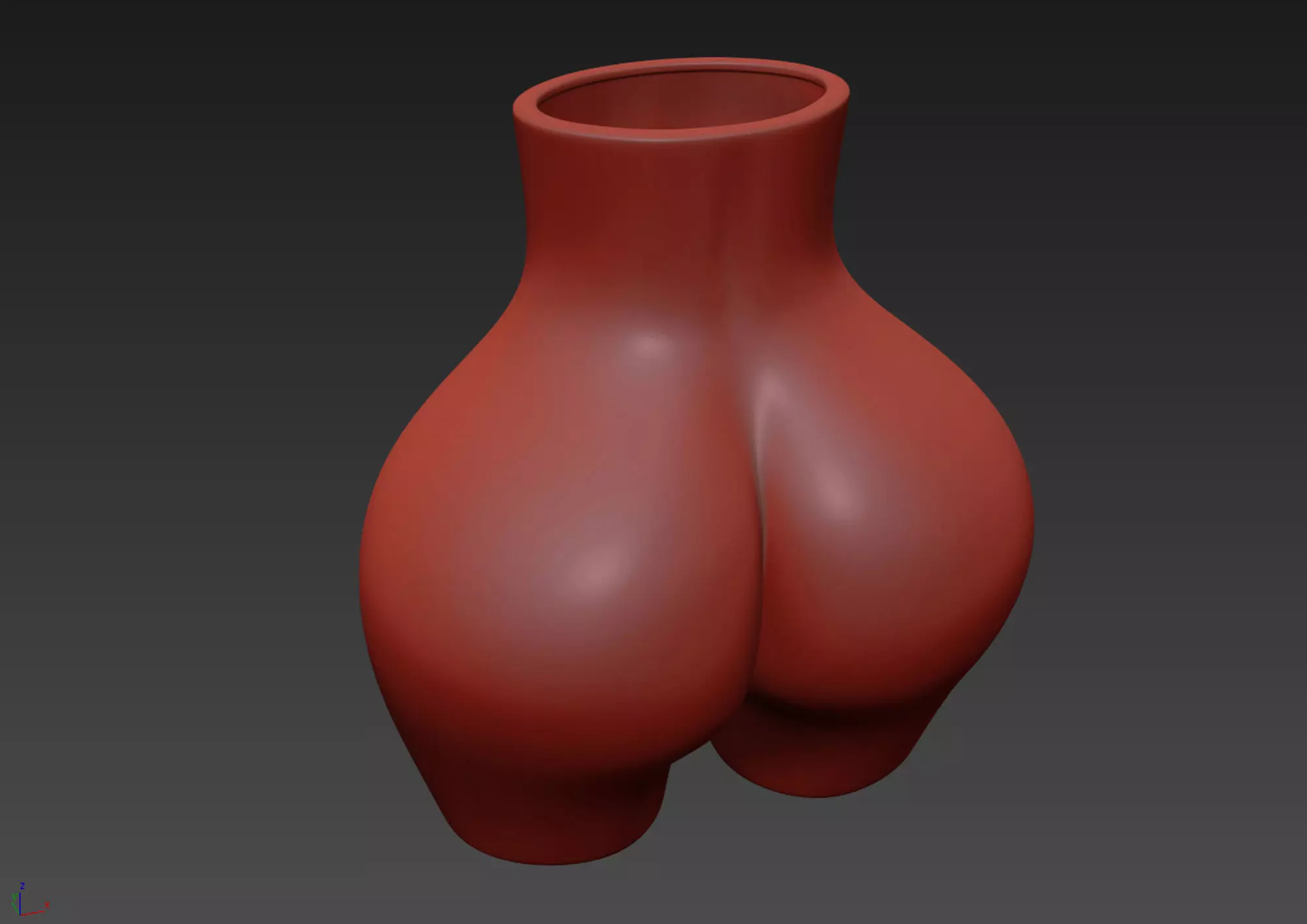 Female Body Desk Organizer 3D model 3D model_12