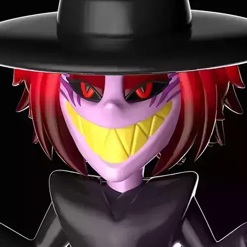 Alastor Saja Boys Kpop Demon Hunters  Hazbin Hotel 