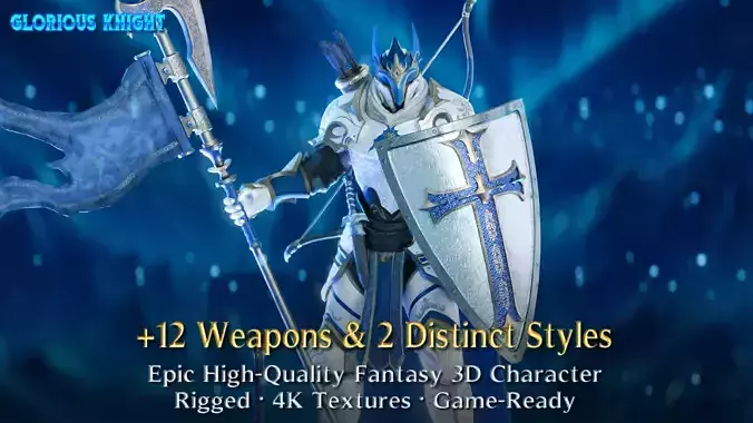 Fantasy Knight Game Ready Character