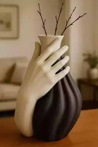 Hand Vase Printable