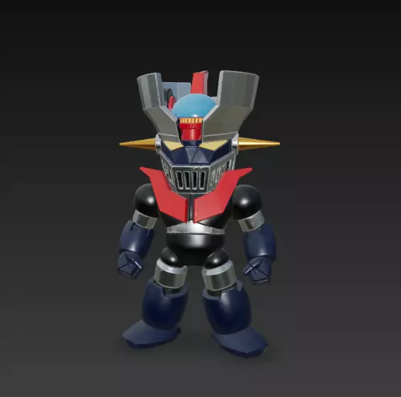 Mini Mazinger Z 3D print model