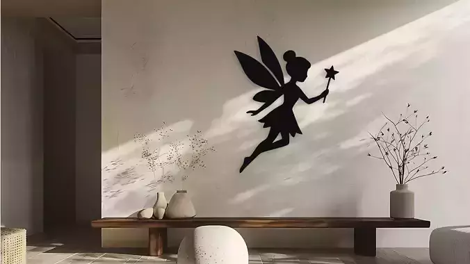 Flying Fairy Wall Decor