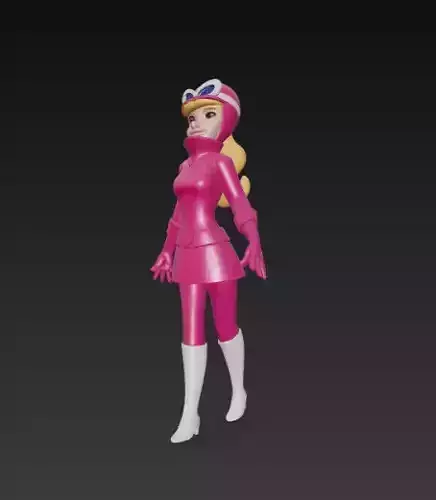 Wacky Races - Penelope Pitstop 3D print model