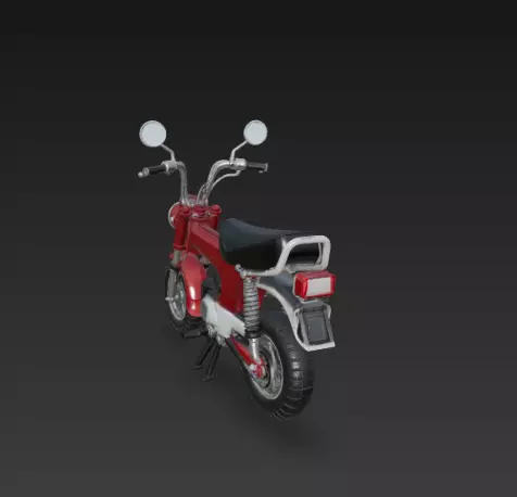 Collectable motorbikes - N 2 Dax 70 3D print model_2