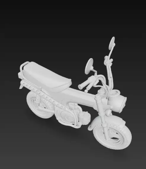 Collectable motorbikes - N 2 Dax 70 3D print model_6