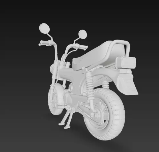 Collectable motorbikes - N 2 Dax 70 3D print model_4