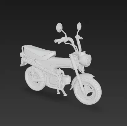 Collectable motorbikes - N 2 Dax 70 3D print model_1