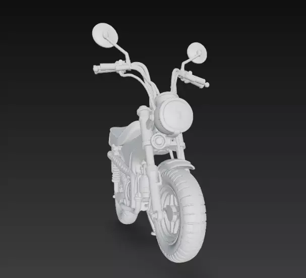 Collectable motorbikes - N 2 Dax 70 3D print model_3