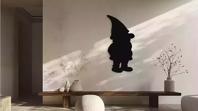 Gnome Wall Decor Art