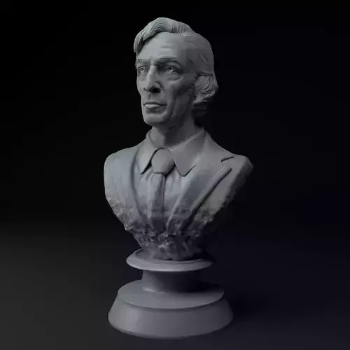 Cesar Luis Menotti Premium 3D Bust STL