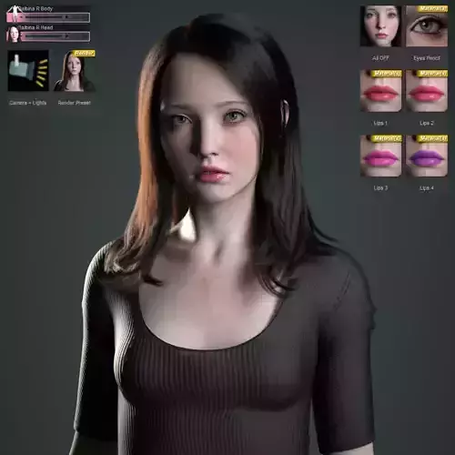 Balbina R Pro Textures for Genesis 9