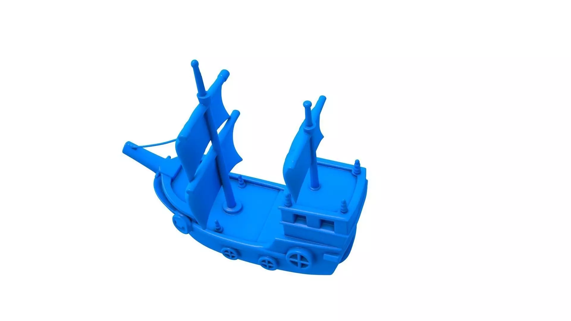 Boat -  Boat stl -  Cartoon Boat -  Roblox Boat  3D print model_2