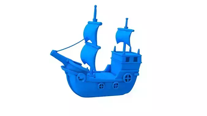 Boat -  Boat stl -  Cartoon Boat -  Roblox Boat 