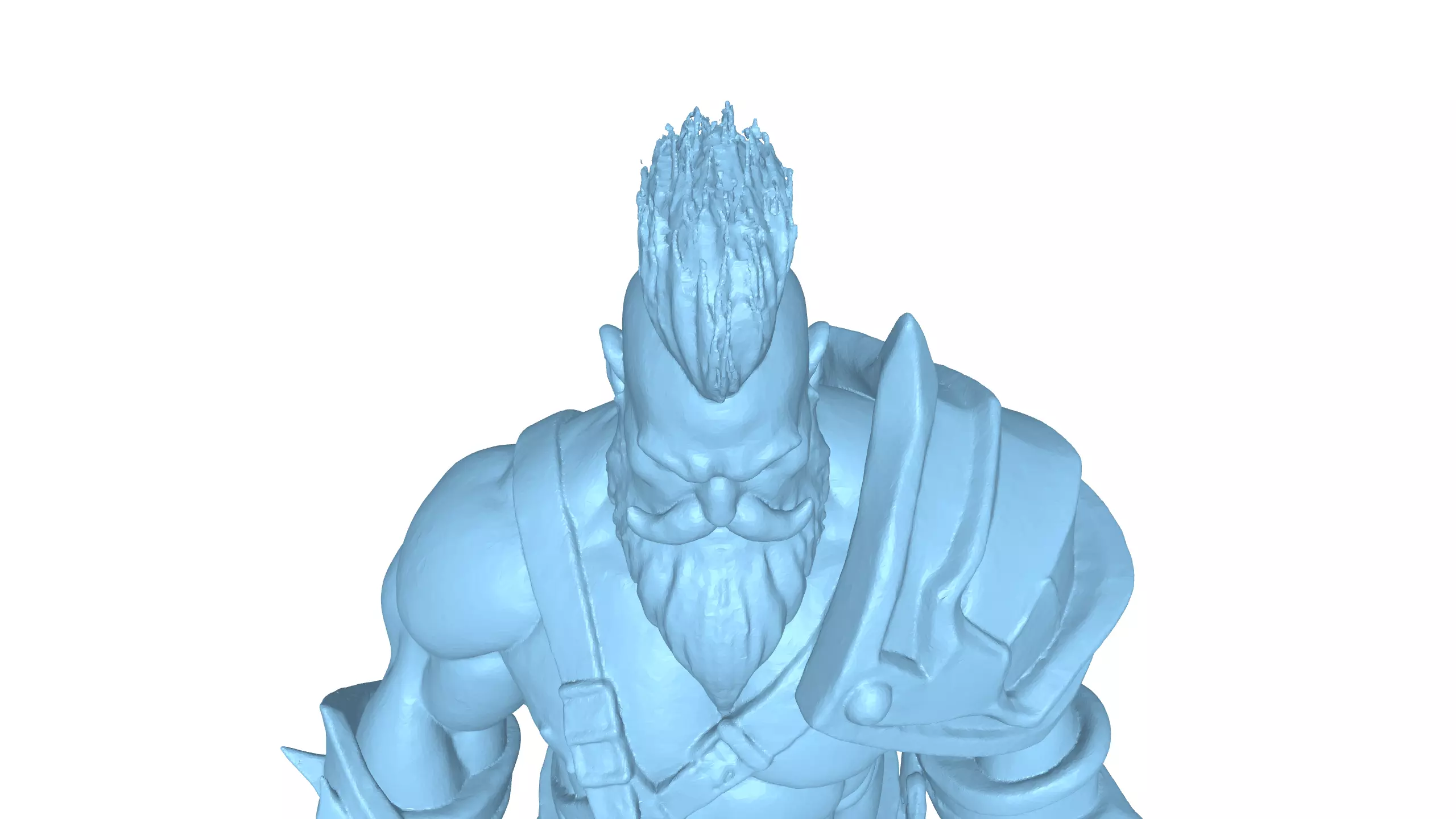 Stylized Barbarian Warrior 3D Character 3D model_21