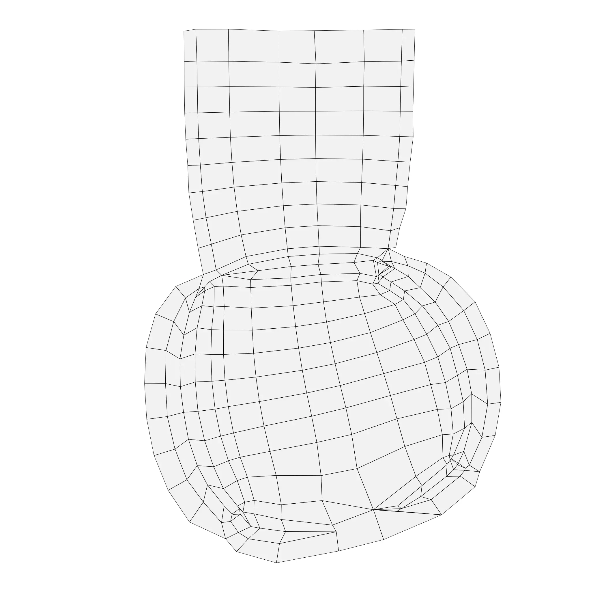 Modern Wooden Shell Sofa with Cushions Low-poly 3D model_6