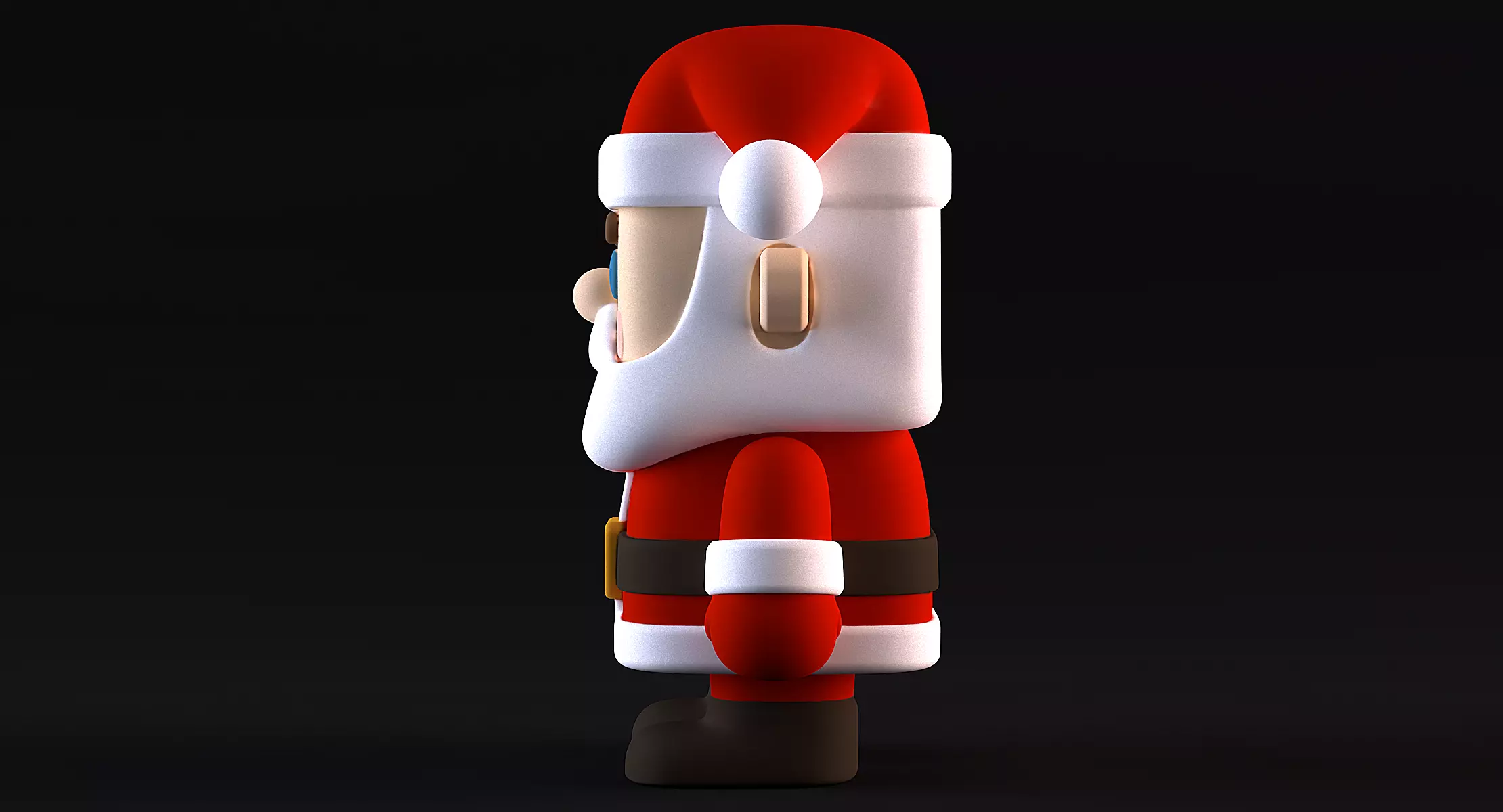 Santa Claus 3D print model_3