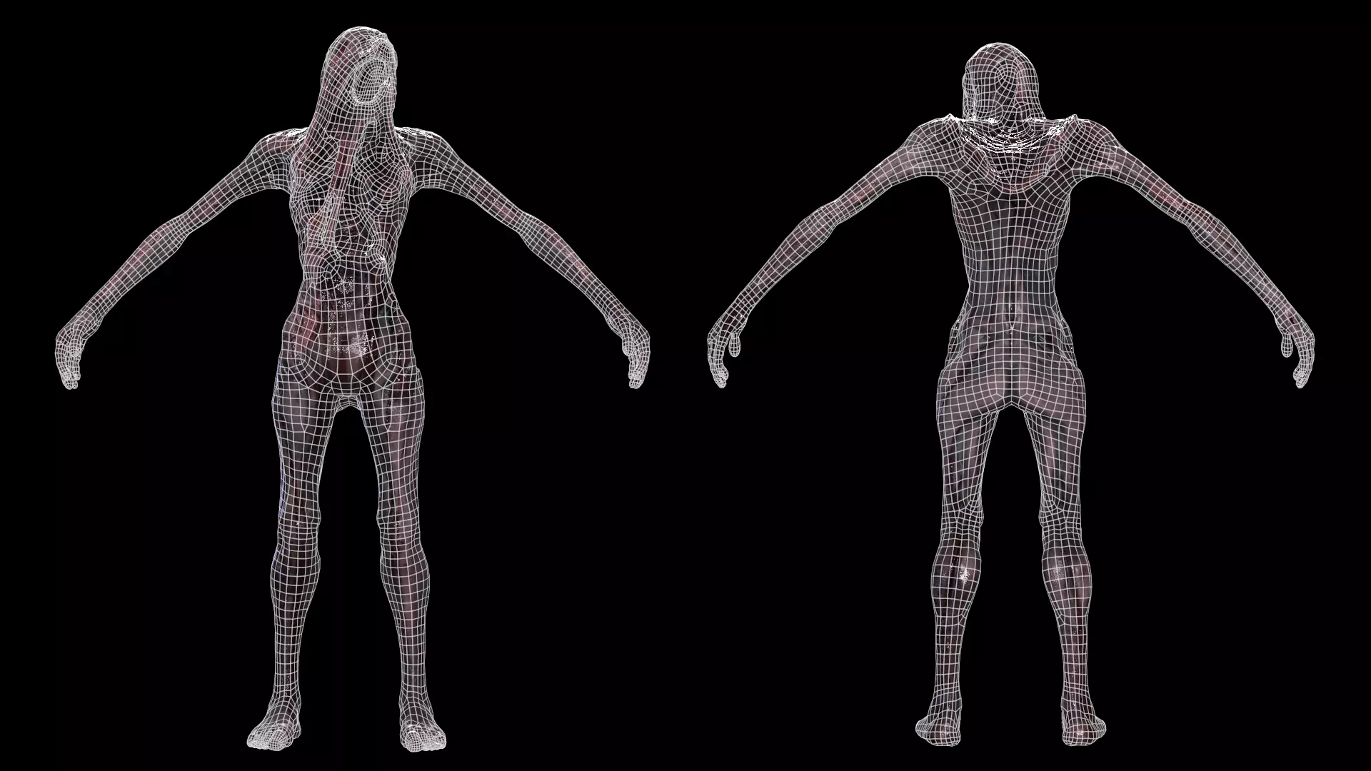 Alien Mutant Zombie 4 Low-poly 3D model_13