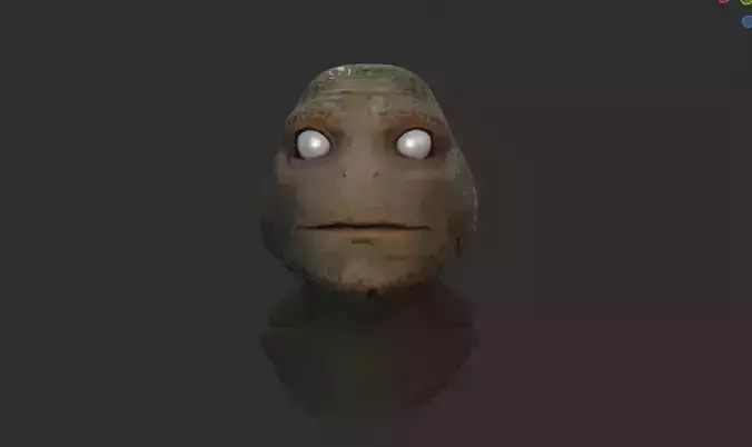 Low poly TMNT Head