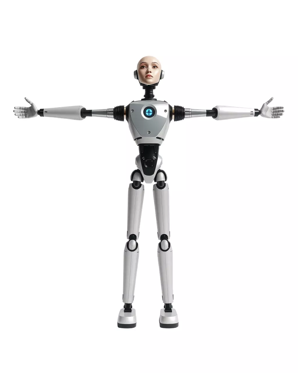 Advanced Humanoid Robot model pack Low-poly 3D model_3